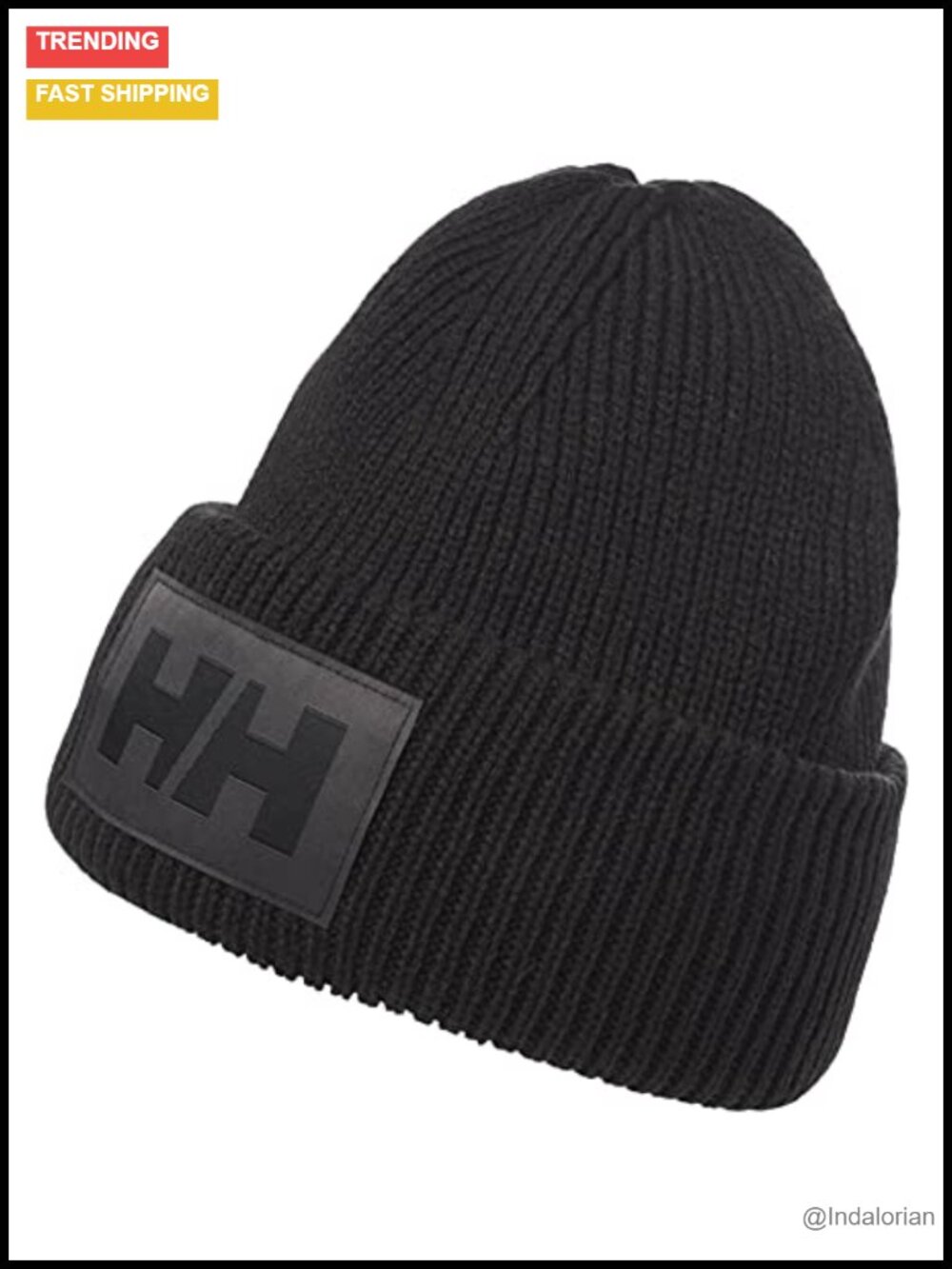 Chunky Acrylic Cuff Beanie – Warm Winter Hat for Cold Weather